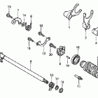 VTX1300S Вилка переключения передач