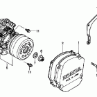 CR250R Крышка генератора