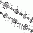 VTX1800F2 Трансмиссия