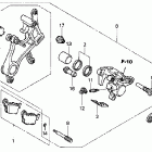 CRF450R Задний суппорт тормозной