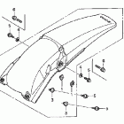 CRF450R Заднее крыло