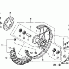 CR85RB Заднее колесо