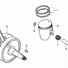 CR250R Коленвал