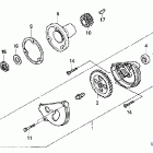CRF150F Масляный насос