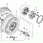 VTX1300R Rear wheel (vtx1300r)