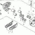 ST1300A Задний суппорт тормозной