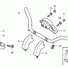 VTX1800F2 Руль и панель переднего номера