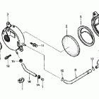 CRF70F Воздухозаборник