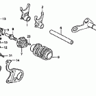CR250R Вилка переключения передач