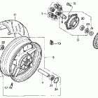 RVT1000R Rear wheel ('02-'05)