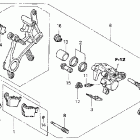 CRF250X Задний суппорт тормозной