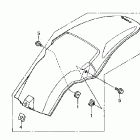 CR85RB Заднее крыло
