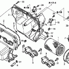 CB900F Воздухозаборник