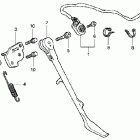 VT750CA Подножка
