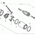 VTX1800F2 Стартер электрический