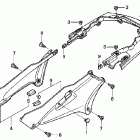 ST1300A Side cover @ rear cowl