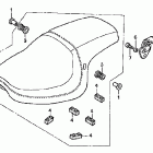 VT750DCB Сидение