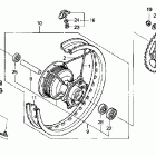 CRF230F Заднее колесо