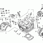CRF150F Cylinder head cover  @ cylinder head