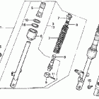 CRF50F Передние аммортизаторы