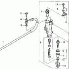 CRF450X Задний тормозной цилидр