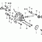 VTX1800F2 Масляный насос и фильтр