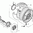 ST1300A Заднее колесо