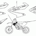CRF450R Наклейки