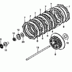 CR250R Сцепление