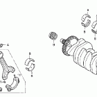 CBR600RR Коленвал и поршни
