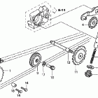 CRF50F Цепь ГРМ и натяжитель