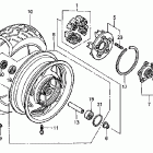 VTX1800N3 Rear wheel (vtx1800r / n)