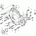CBR600F4 Крышка картера правая