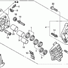VTX1800F2 Передний тормозной суппорт правый