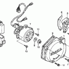 CR125R Генератор и крышка
