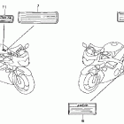 CBR600F4 Labels ('99-'00