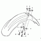 CRF230F Переднее крыло