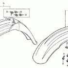 CRF450R Переднее крыло