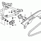 CRF70F Swingarm @ chain case