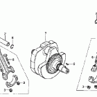 VTX1300S Коленвал и поршни