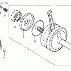 CRF80F Crankshaft @ piston (crf80f)