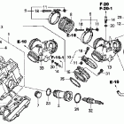 VTX1300S Головка цилиндров передняя