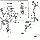 RVT1000R Главный тормозной цилиндр - передний