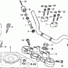 CB900F Руль и панель переднего номера