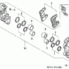 RVT1000R Передний тормозной суппорт