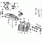 VTX1300S Крышка головки цилинра задняя