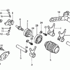 CRF250R Вилка переключения передач
