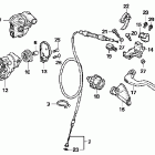 CR125R Handle lever @ switch @ cable ('04-'05)