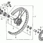 CRF450X Переднее колесо