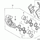 CB900F Передний тормозной суппорт